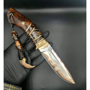 ВЕДМЕЖИЙ КІГОТЬ ІV ніж ручної роботи майстра Павла Гончаренка, ДІ90МП, 63 HRC. Photo 3